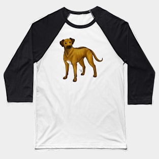 Dog - Rhodesian Ridgeback - Dark Face Baseball T-Shirt